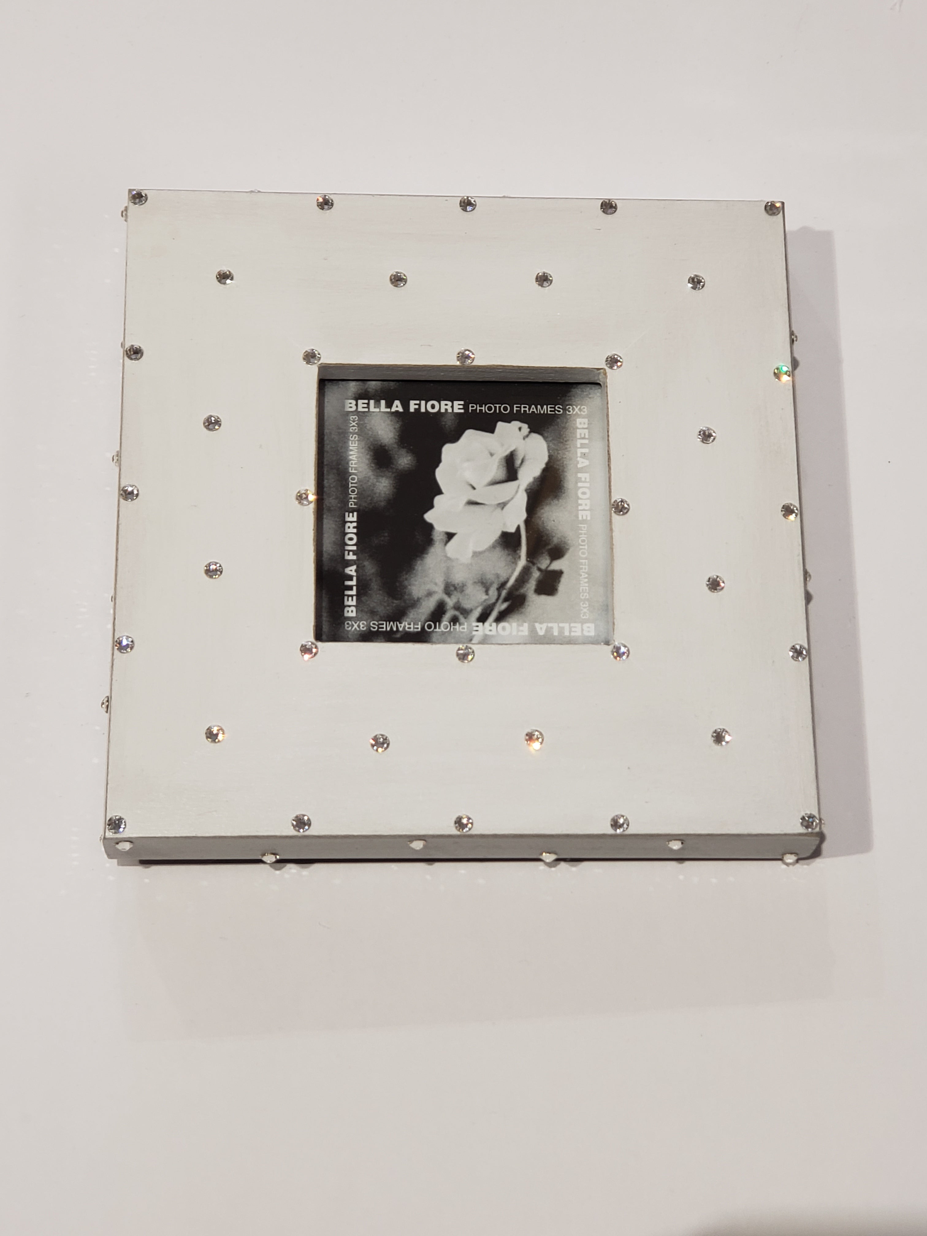 Bella Fiore Jeweled Picture Frame 3x3