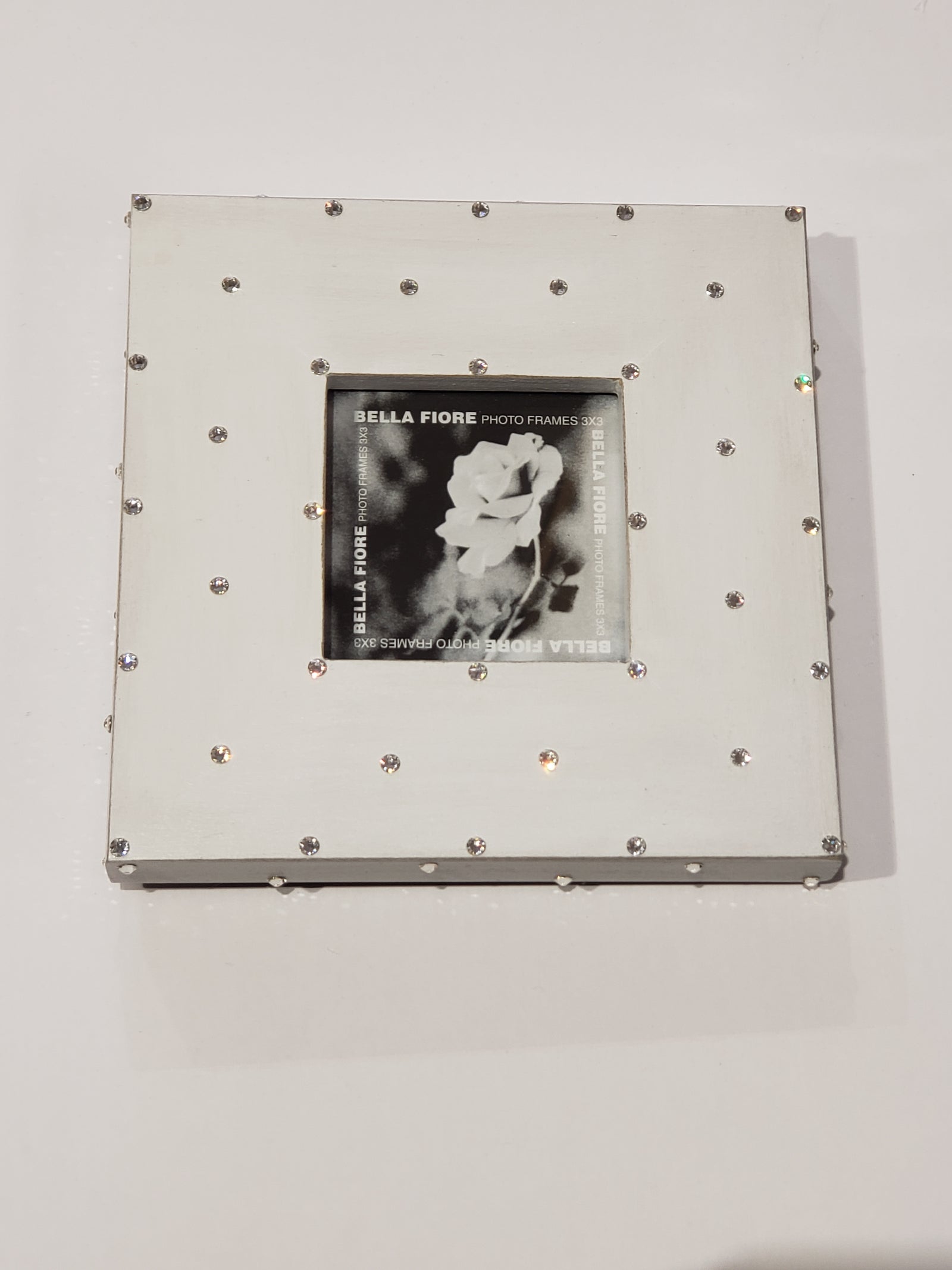 Bella Fiore Jeweled Picture Frame 3x3