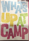 Card - Activity Card, What's Up At Camp, Pink