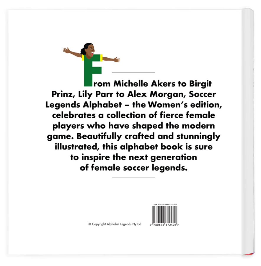 Alphabet Book: Soccer Legends, Women