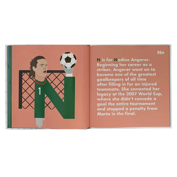 Alphabet Book: Soccer Legends, Women