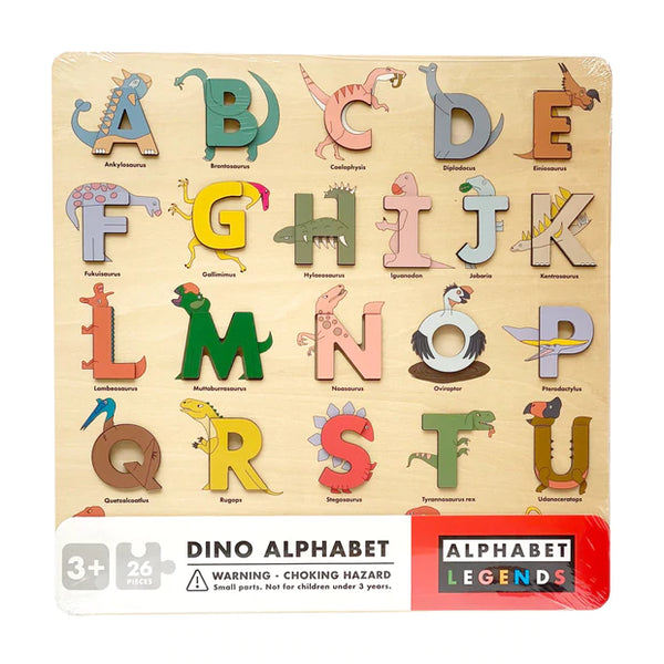 Alphabet Wooden Puzzle: Dino