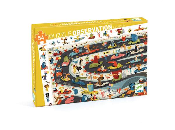 Observation Automobile Rally - Puzzle 54 pcs