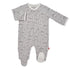 Magnetic Me Baa Baa Baby Modal Magnetic Footie, Gray