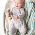 Magnetic Me Baa Baa Baby Modal Magnetic Footie, Gray