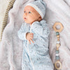 Baa Baa Baby Magnetic Sack Gown & Hat Set, Blue