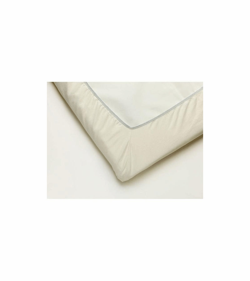 Fitted Sheet for Travel Crib Light, White