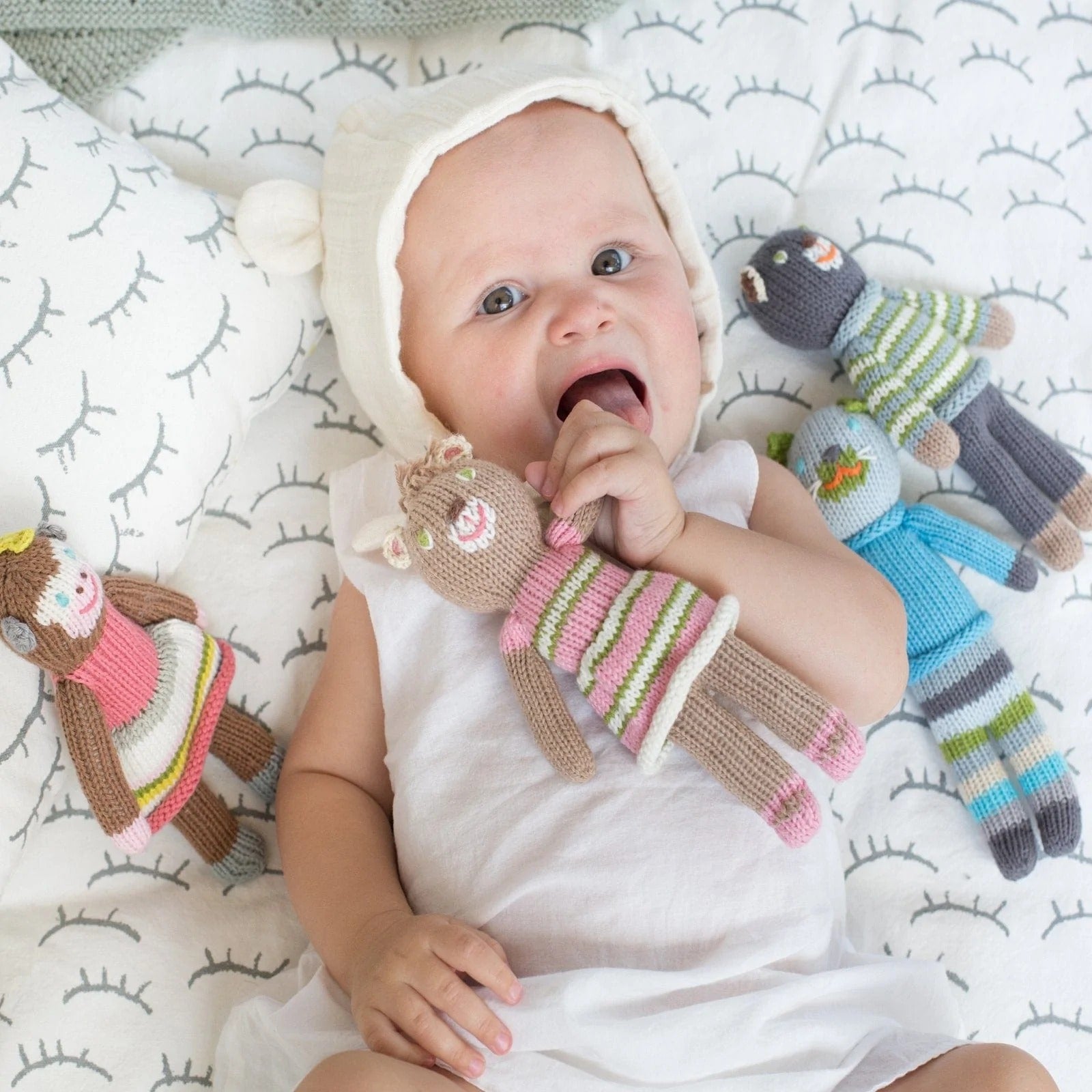 BlaBla Kids Bear Boy Rattle