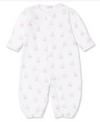 Bear Snuggles Convertible Gown, Pink