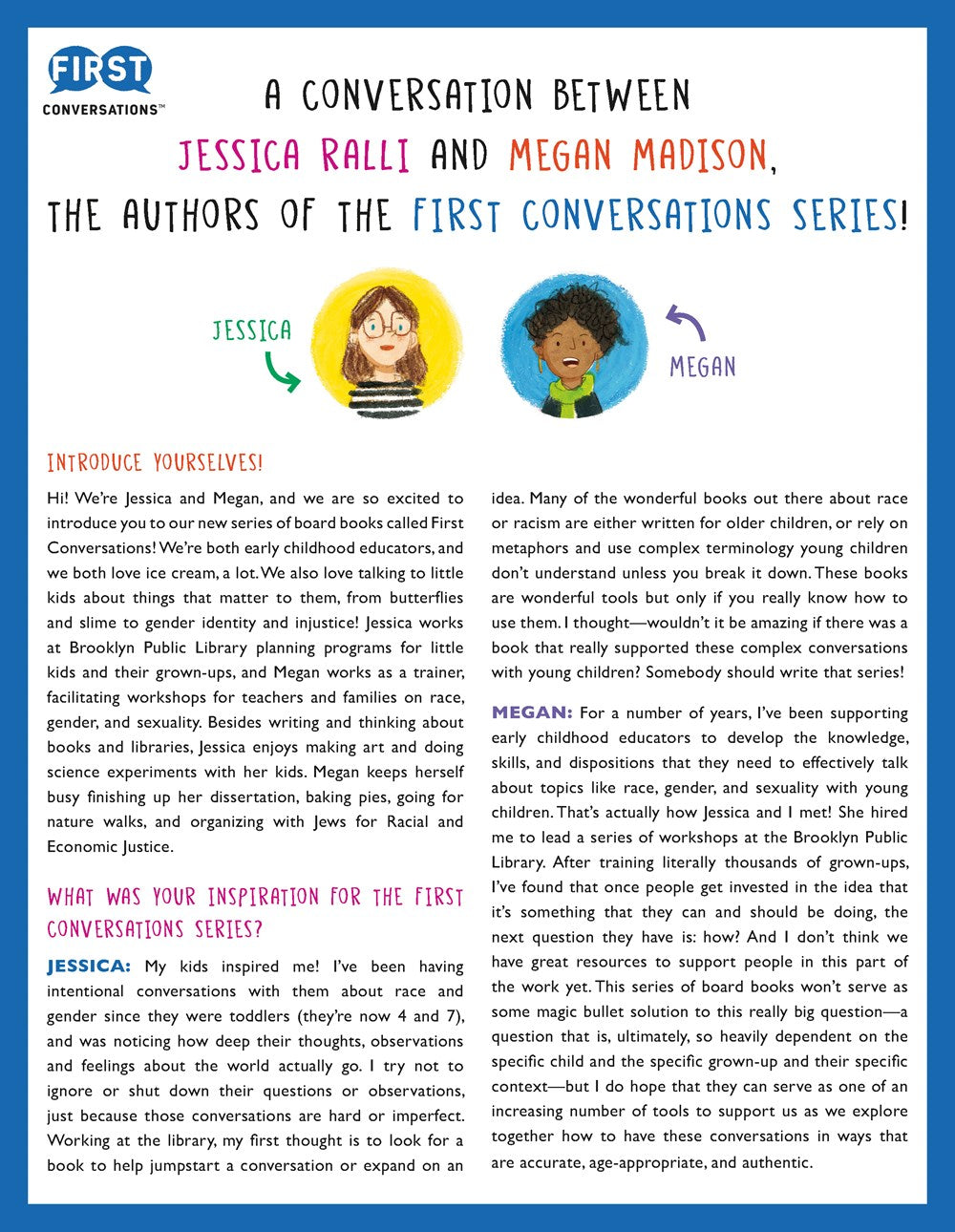 Being You: A First Conversation About Gender