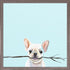Best Friend - Frenchie Fetch, Mini Framed Canvas
