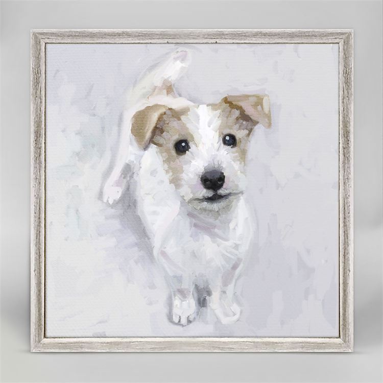 Best Friend - Jack Russell Pup, Mini Framed Canvas