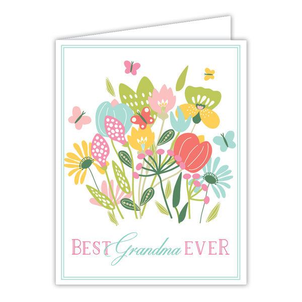 Card - Best Grandma Ever Spring Blossoms