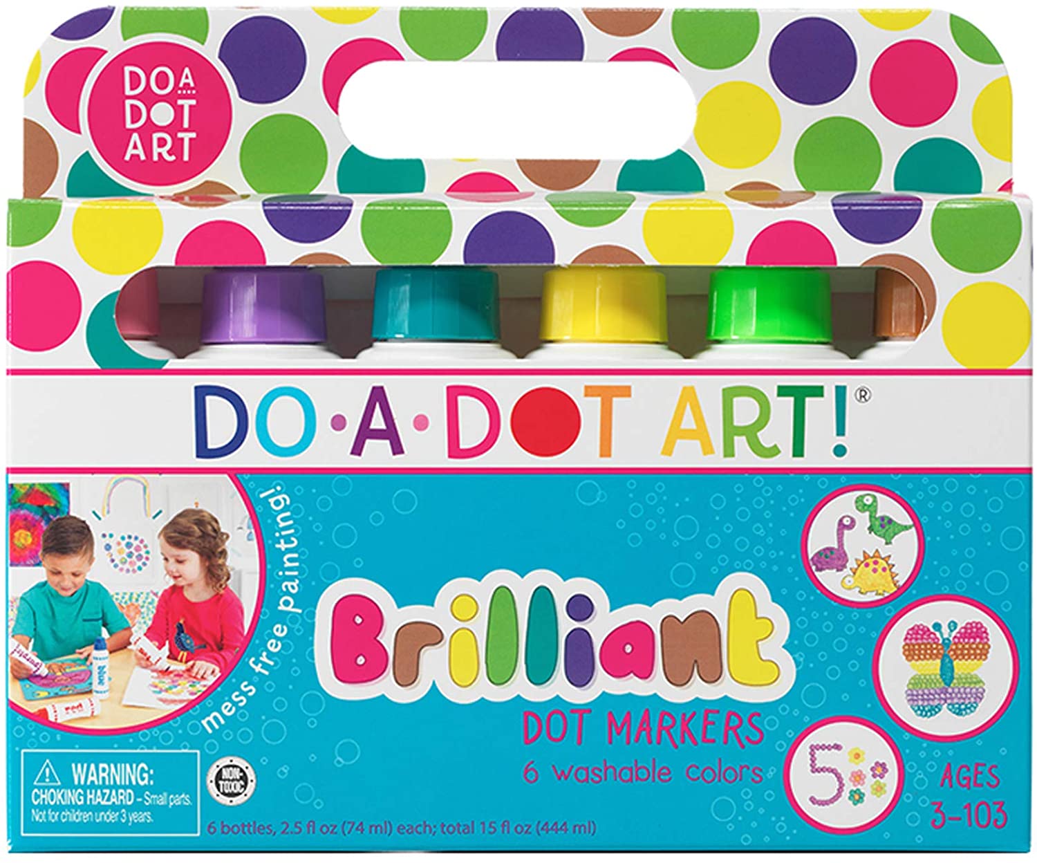Brilliant 6 Pack Dot Markers