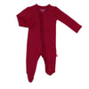 Cabernet Modal Magnetic Ruffle Footie
