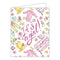 Rosanne Beck Card - It's A Girl Baby Icons, Pink