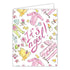 Rosanne Beck Card - It's A Girl Baby Icons, Pink