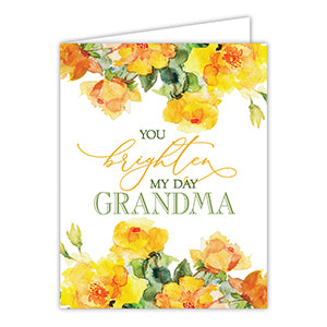 Card - You Brighten My Day Grandma