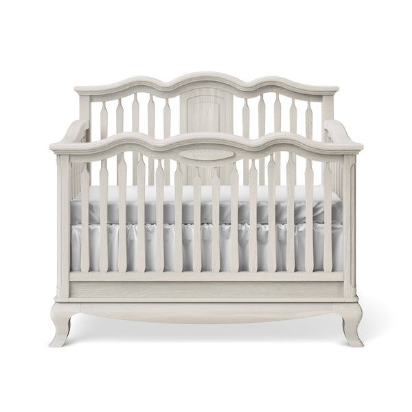 Convertible Crib Open Back Washed White