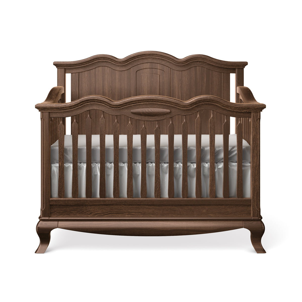 Convertible Crib Solid Back Nocello