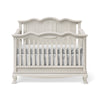 Convertible Crib Solid Back Washed White