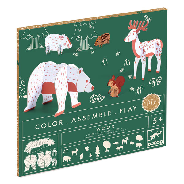 Color Assemble Play - Wood
