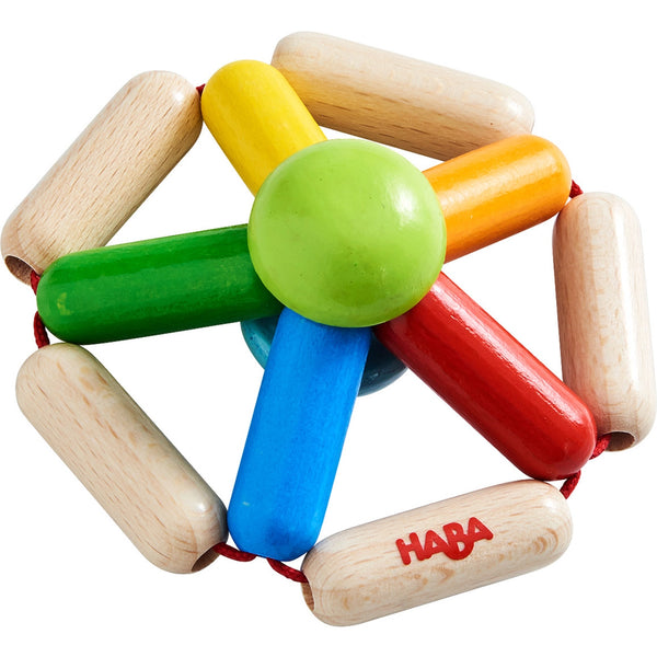 Color Carousel Wooden Baby Rattle