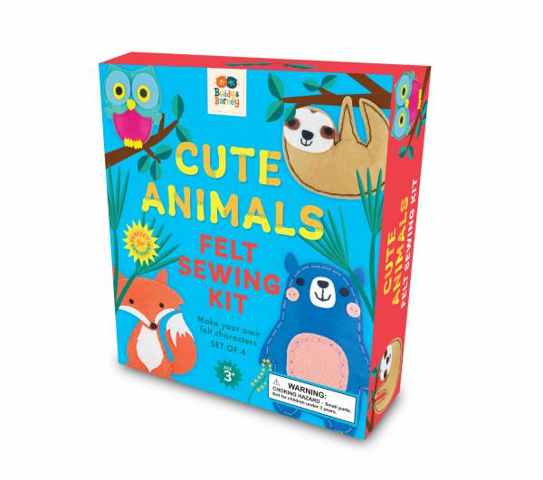 Cute Animals Felt Sewing Kit