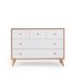 Austin 5-drawer Dresser White/Red Oak