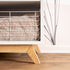 Central Park 3-drawer, Two Shelves Dresser White/Natural