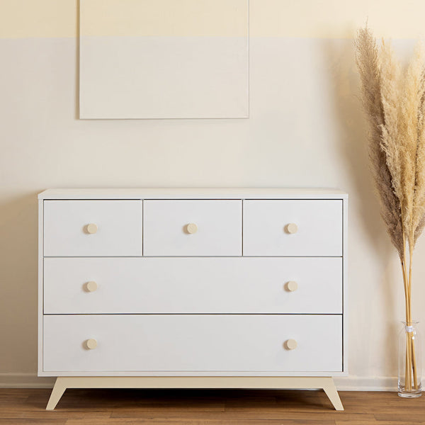 Gramercy 5-drawer Dresser Meringue/White