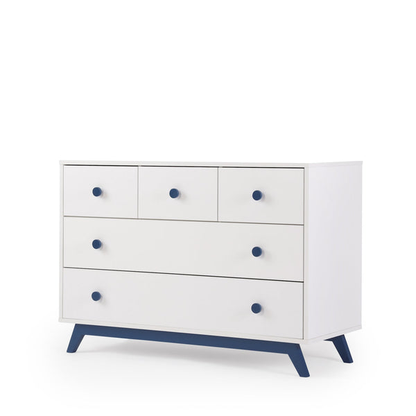 Gramercy 5-drawer Dresser Denim/White