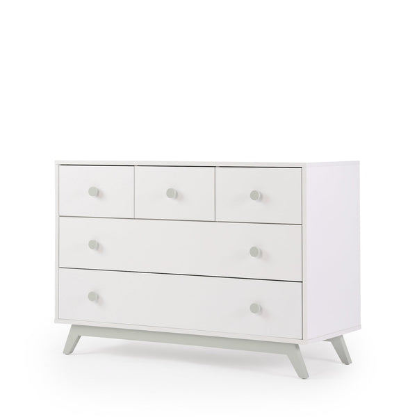 Gramercy 5-drawer Dresser Sage/White