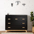 Soho 5-Drawer Dresser Black/Natural