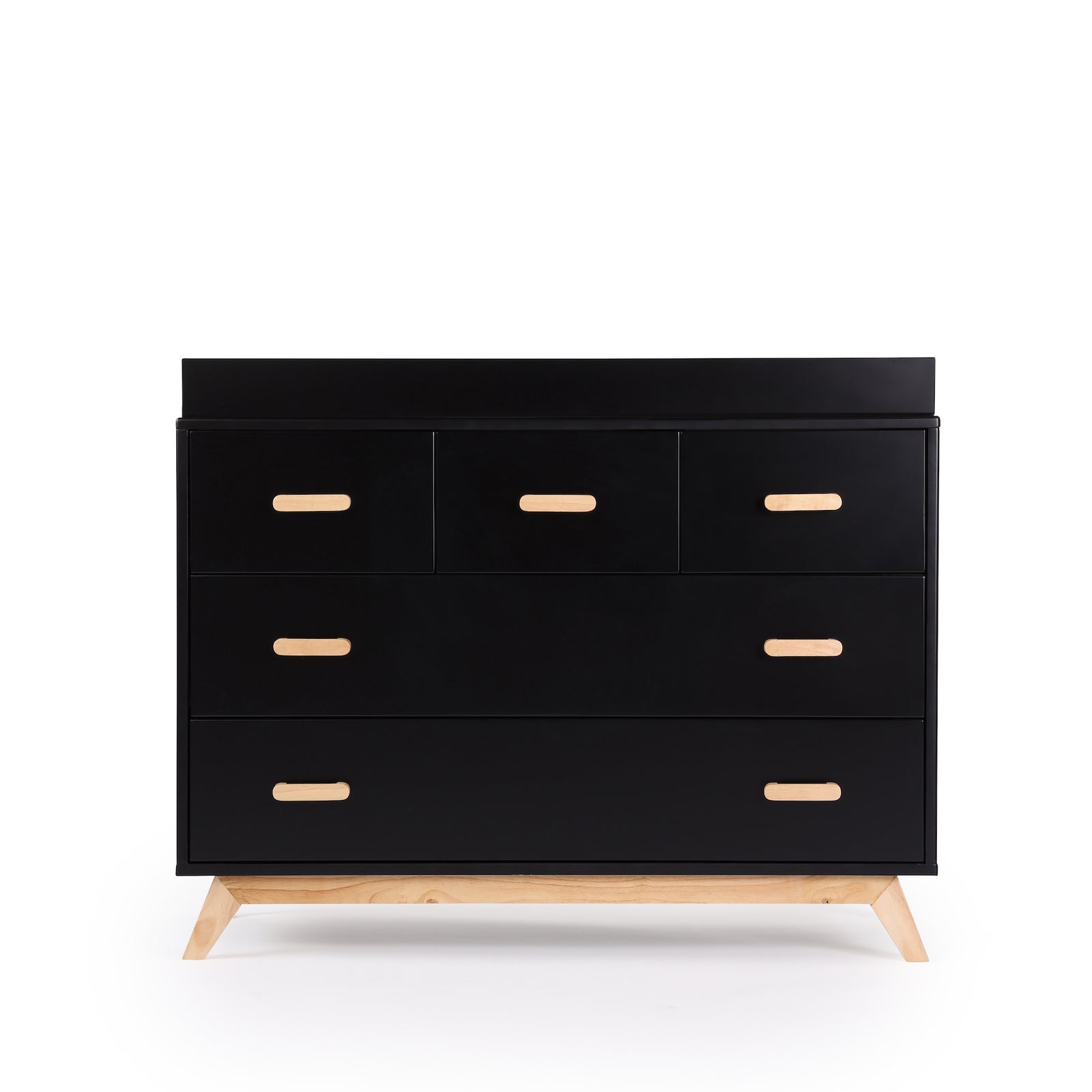 Soho 5-Drawer Dresser Black/Natural