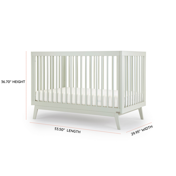 Soho 3-in-1 Convertible Crib Sage