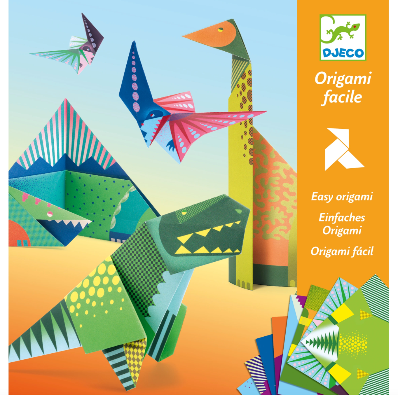 Djeco Dinosaur Origami Paper Craft Kit