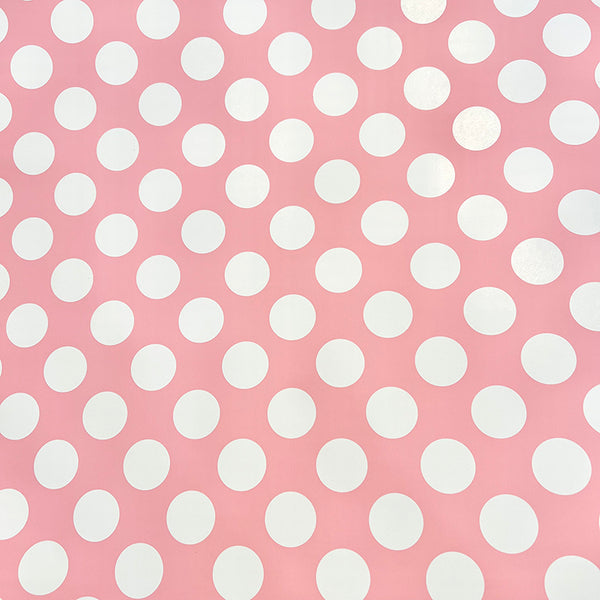 Gift Wrap Option: White Dots On Pink
