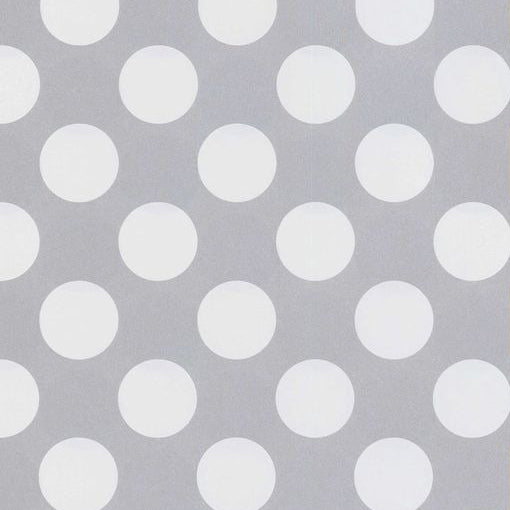 Gift Wrap Option: White Dots On Silver
