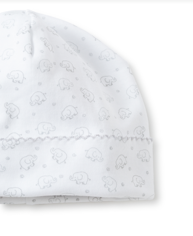 Ele-Fun Print Hat, Silver