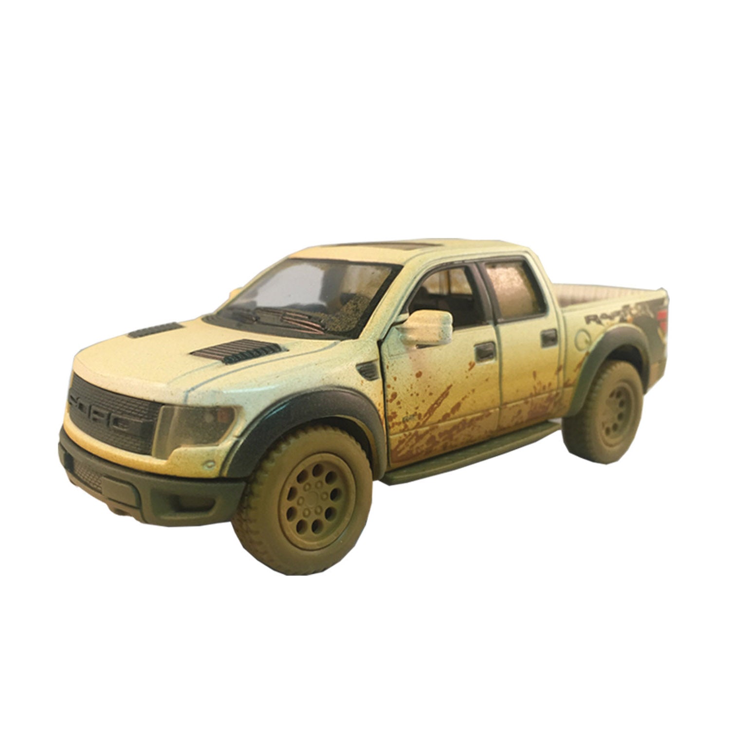 Die Cast Vehicle Ford F150 SVT Raptor SuperCrew (Muddy)
