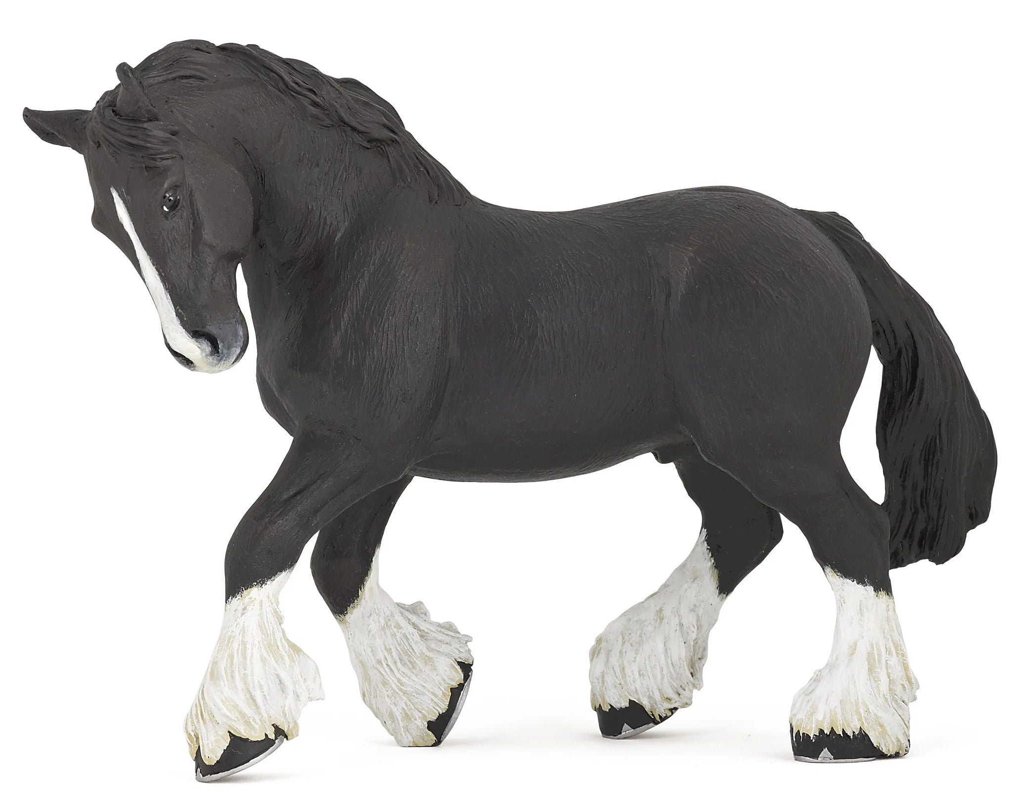Papo Figurine - Black Shire Horse