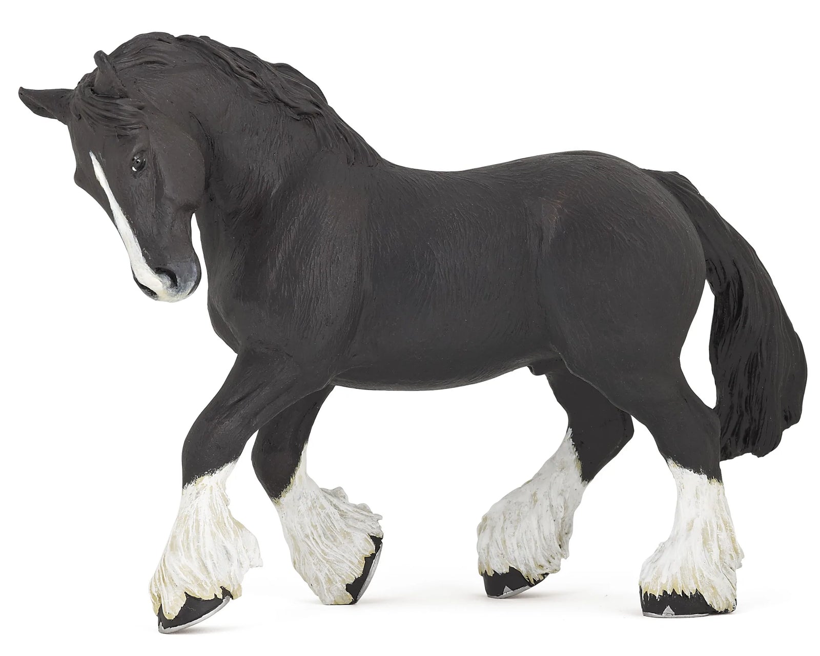 Papo Figurine - Black Shire Horse