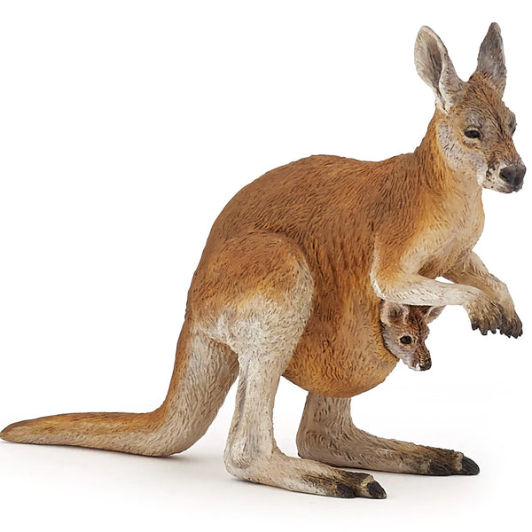 Figurine  -  Kangaroo With Joey