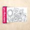 Mini Coloring Roll, Flower Garden