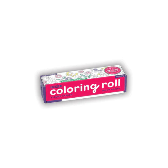 Mini Coloring Roll, Flower Garden