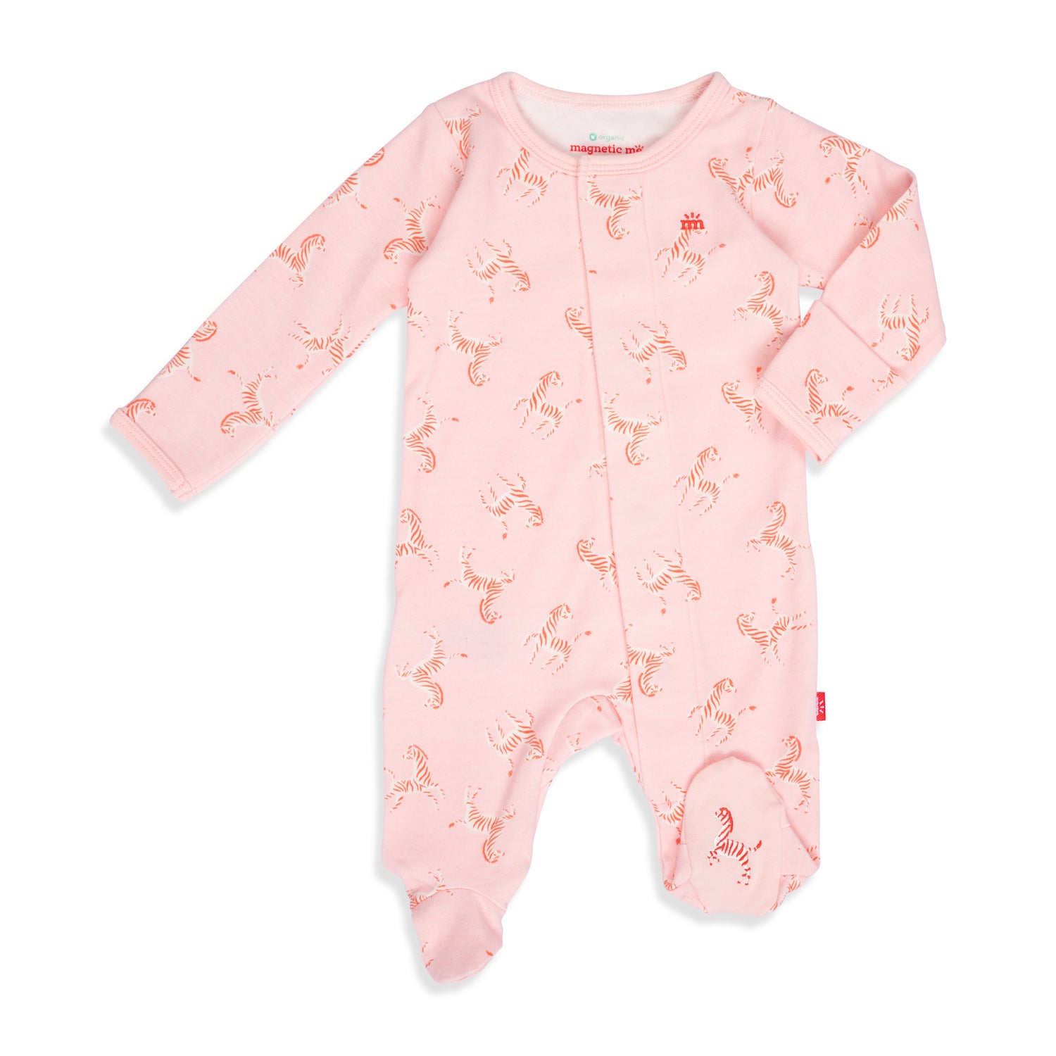 Game for Play Pink Organic Cotton Magnetic Footie