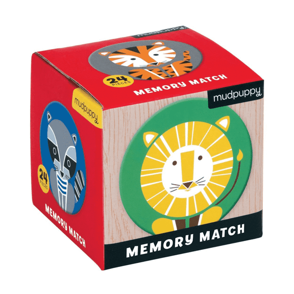 Geometric Animals Mini Memory Match Game