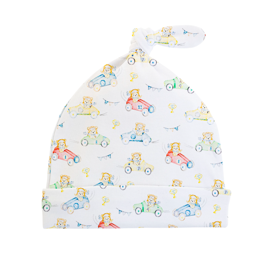 Baby Club Chic Grand Prix Hat With Knot