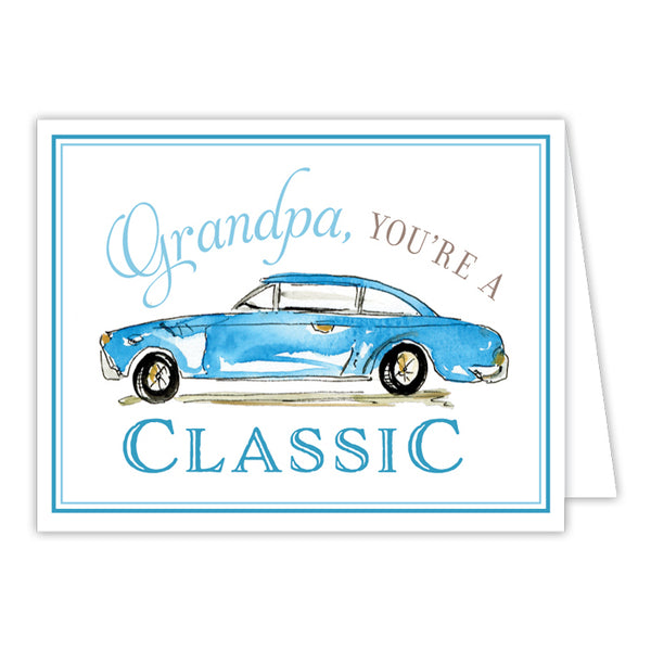Card - Grandpa, You're A Classic Handpainted Car